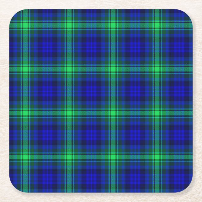 Erster Fibonacci kariert Rechteckiger Pappuntersetzer (Vorderseite)