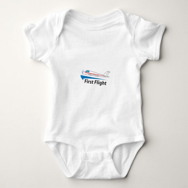 ERSTER FLUG BABY STRAMPLER (Vorderseite)