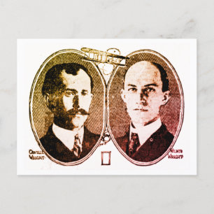 Erster Flug Postkarte