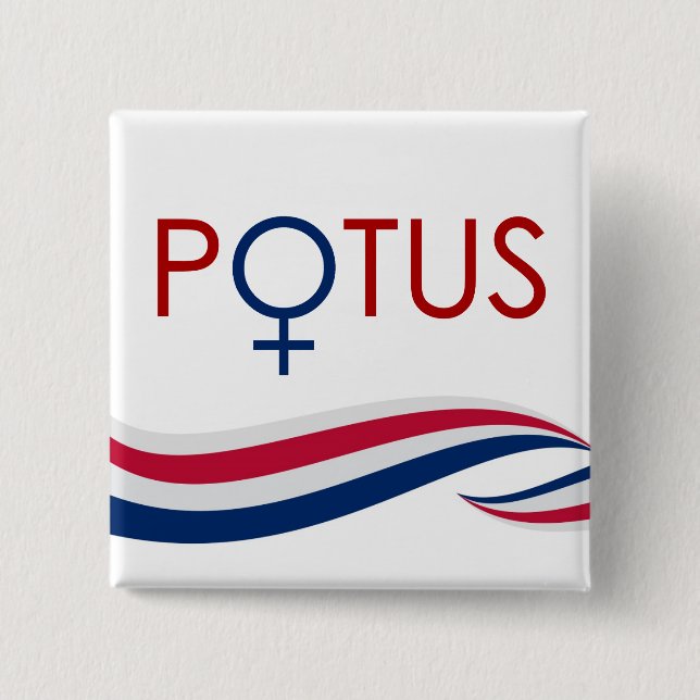 Erster Frauen-Präsident Button (Vorderseite)