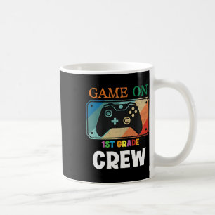 Erster Gamer-Erster Tag zurück zur Schule 2024 Boy Kaffeetasse