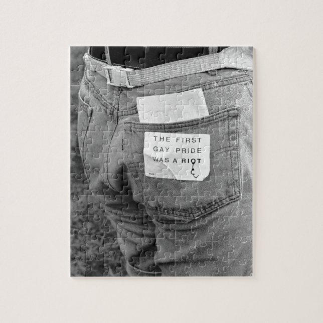 Erster Gay Pride war ein Aufstand Puzzle (Vertikal)