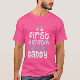 Erster Geburtstag als Daddy Vater Papa Geburtstags T-Shirt