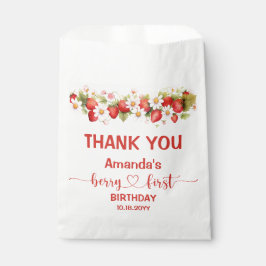 Erster Geburtstag Berry Sweet Geschenktütchen