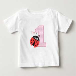 Erster Geburtstag, bin ich einer, niedlicher Baby T-shirt