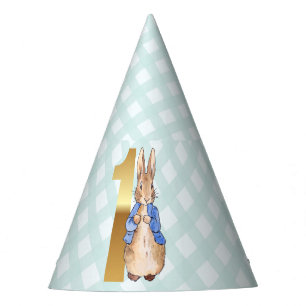 Erster Geburtstag des Bunny Kaninchens Partyhütchen
