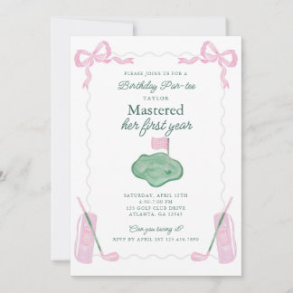 Erster Geburtstag - Einladung