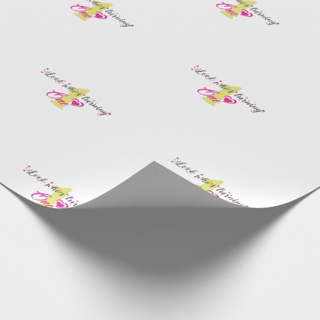 Erster Geburtstag Geschenkpapier (Ecke)