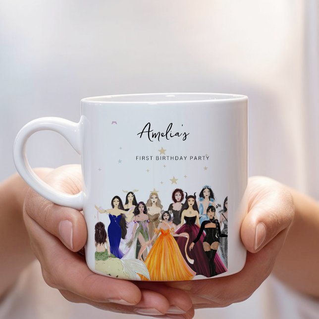 Erster Geburtstag, Rückgabegenschaft, Thema Zodiac Jumbo-Tasse (Von Creator hochgeladen)