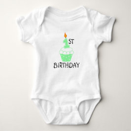 Erster Geburtstags-Baby-Bodysuit Baby Strampler