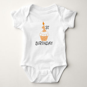 Erster Geburtstags-Baby-Bodysuit Baby Strampler