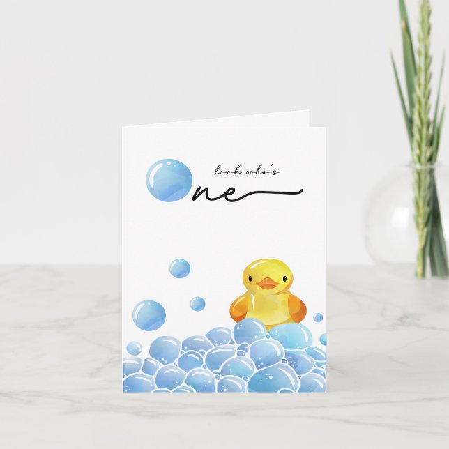 Erster Geburtstagsausblick, der eine Geburtstagska (Vorderseite)