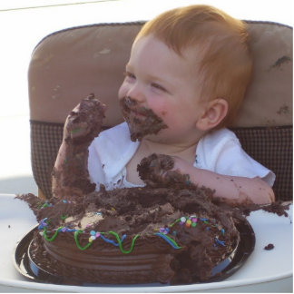 Erster Geburtstagskuchen!!! Fotoskulptur Schlüsselanhänger