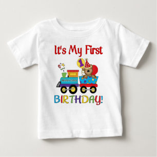 Erster Geburtstagszug des Babys Baby T-shirt