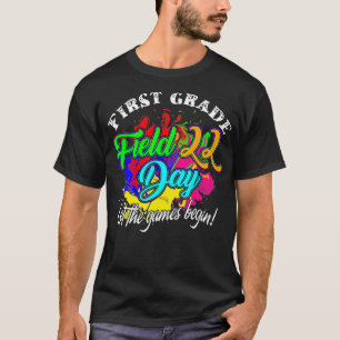 Erster Grade Field Day 2022 Lass The Games Begin K T-Shirt