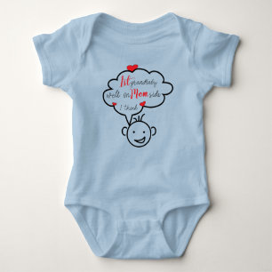 Erster Grandbaby Bodysuit Baby Strampler