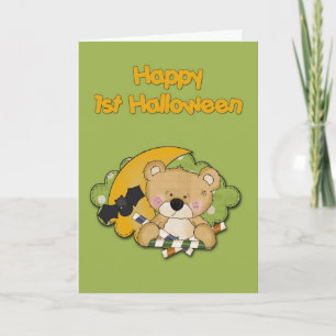 Erster Halloween-Boy Karte
