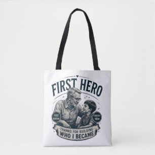 Erster Held, ewiger Freund, Vatertag Vintage
