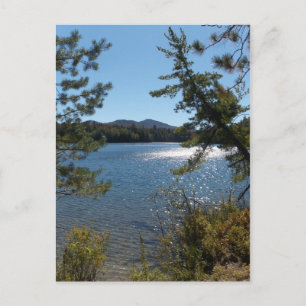 Erster Herbsttag 2007 in den Adirondacks 4 Postkarte