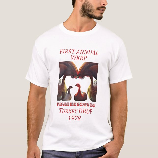 Erster jährlicher Rentierabfall am Erntedank1978 T-Shirt (Vorderseite)