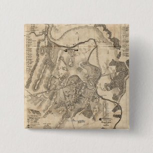 Erster Kampf von Stier-Lauf - ziviler Krieg Button