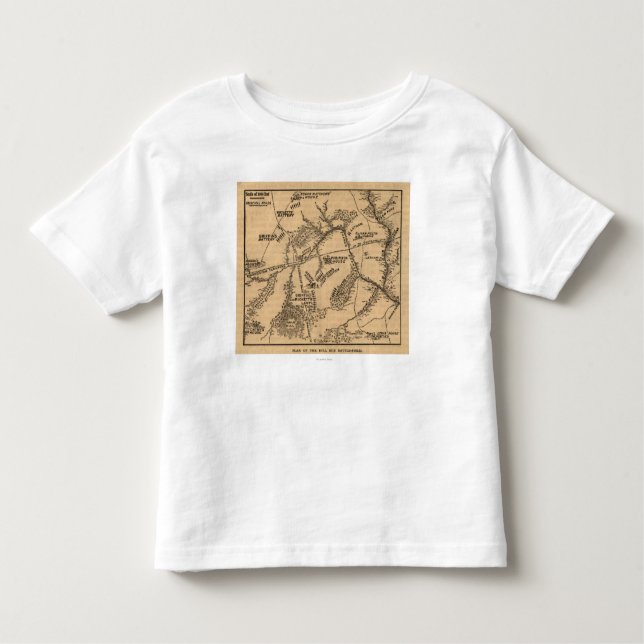 Erster Kampf von Stier-Lauf - ziviler Krieg Kleinkind T-shirt (Vorderseite)