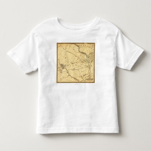 Erster Kampf von Stier-Lauf - ziviler Krieg Kleinkind T-shirt (Vorderseite)