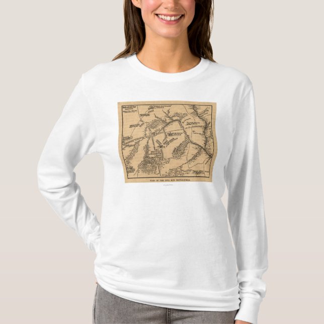 Erster Kampf von Stier-Lauf - ziviler Krieg T-Shirt (Vorderseite)