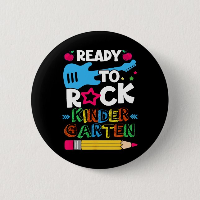Erster Kindergarten für Rock Kindergart Button (Vorderseite)