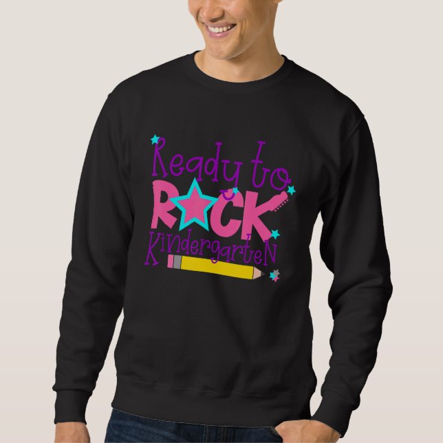 Erster Kindergarten für Rock Kindergart Sweatshirt (Vorderseite)