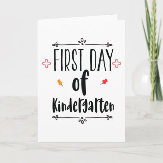 Erster Kindergarten Karte
