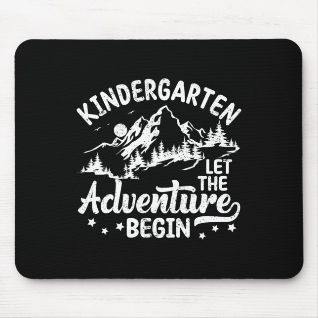 Erster Kindergartentag 1. Schultag Kinder t Mousepad (Vorne)