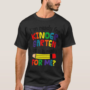 Erster Kindergartentag zurück zum Schulmädchen T-Shirt
