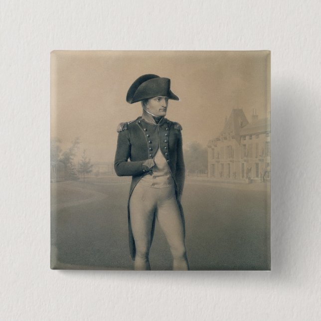 Erster Konsul Napoleon Bonaparte bei Malmaison Button (Vorderseite)
