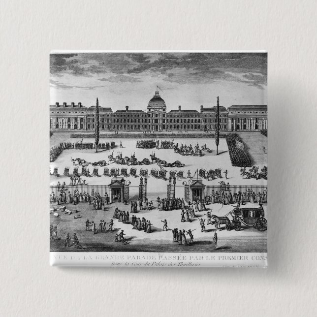 Erster Konsul Napoleon Bonaparte, ReviewingTroops Button (Vorderseite)