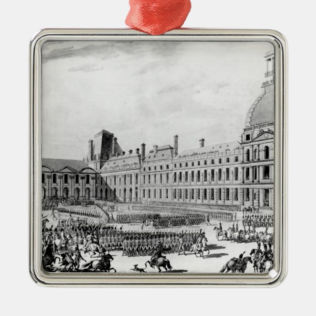 Erster Konsul Napoleon Bonaparte Silbernes Ornament (Vorne)