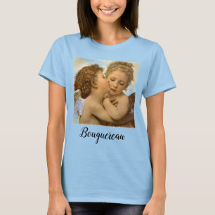 Erster Kuss (Engelsdetail) von Bouguereau T-Shirt