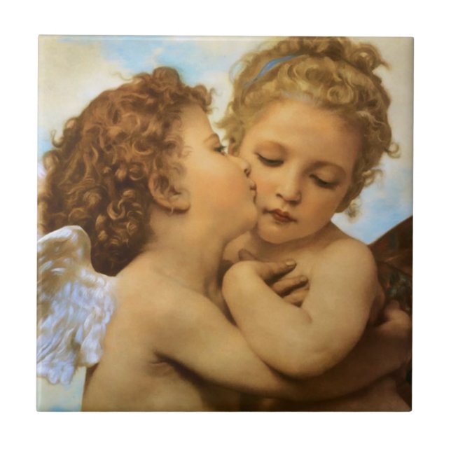 Erster Kuss Fliese (Vorderseite)