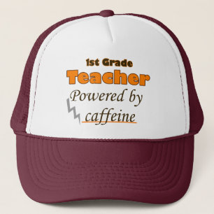 Erster Lehrer mit Coffein Truckerkappe