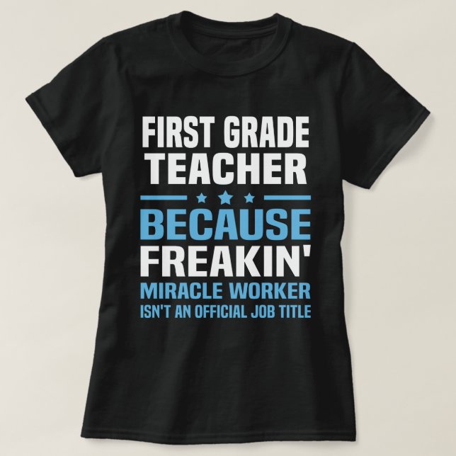 Erster Lehrer T-Shirt (Design vorne)