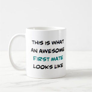 erster Maat, großartig Kaffeetasse