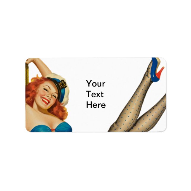 Erster Mate von Peter Driben 1953 Adressaufkleber (Vorne)