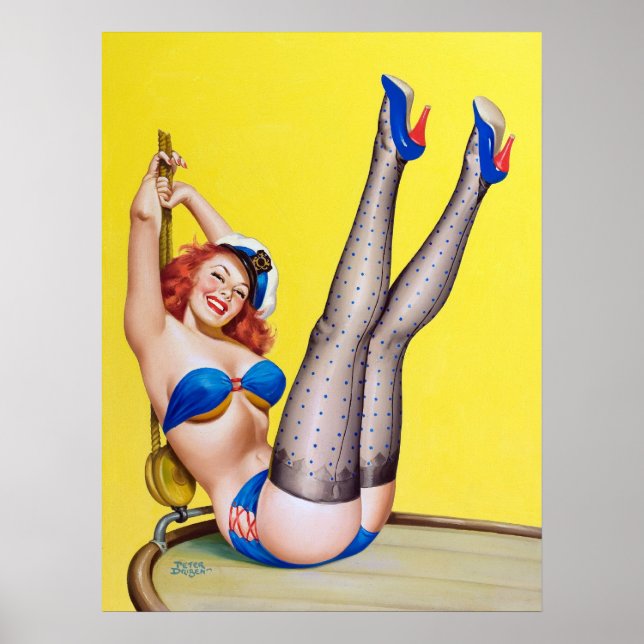 Erster Mate von Peter Driben 1953 Poster (Vorne)