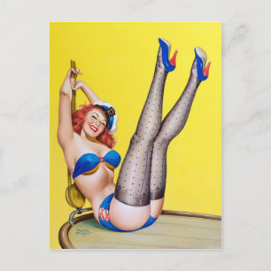 Erster Mate von Peter Driben 1953 Postkarte