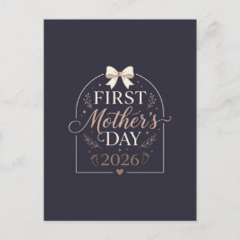 Erster Muttertag 2026 , Neue Mama Postkarte
