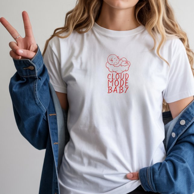 Erster Muttertag für Schwangere rot T-Shirt (Von Creator hochgeladen)