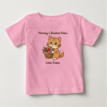 Erster Muttertag-Gingermiezekatze: Babys Bodyanzug