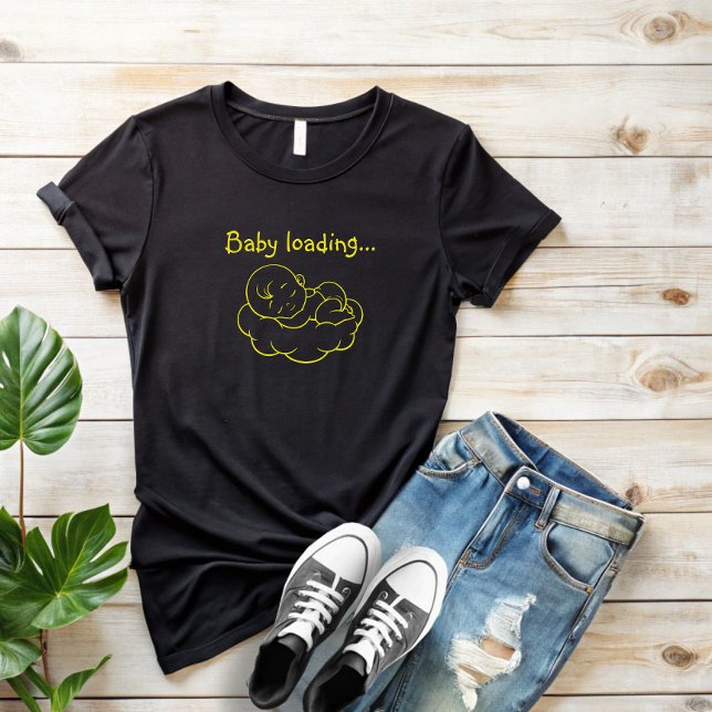 Erster Muttertag schwanger gelb T-Shirt (Von Creator hochgeladen)