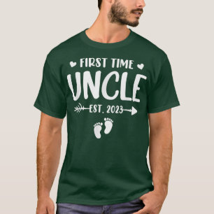 Erster Onkel 2023 Bald Onkel Geschlecht T-Shirt