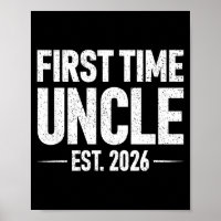 Erster Onkel Est. 2026 Lustiger Neuer Onkel